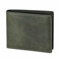 Cartera plegable para hombre color verde