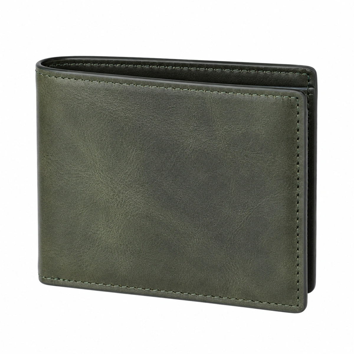 Cartera plegable para hombre color verde