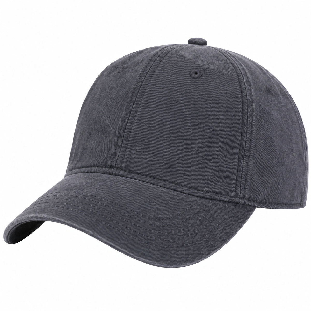 Gorra de béisbol ajustable gris oscuro para adultos
