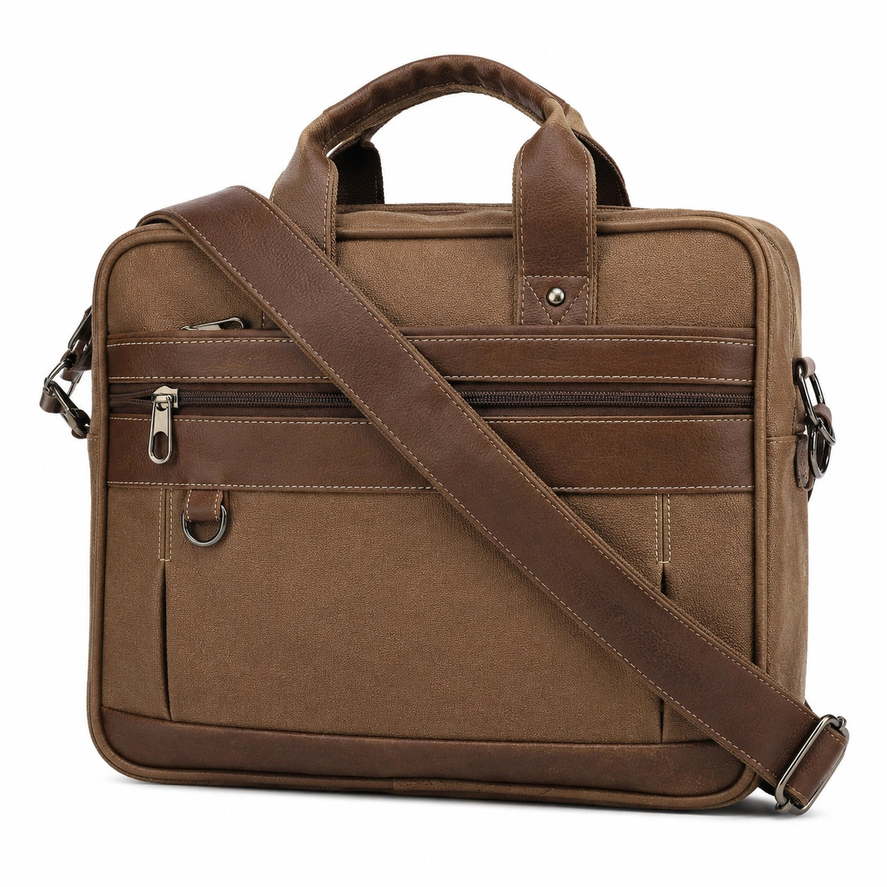 Maletín Bandolera para Portátil Hombre Color Marrón