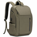 Mochila Verde Antirrobo con Puerto USB para Portátil