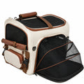 Mochila Plegable para Mascotas Beige y Marrón